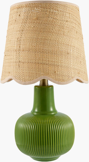 Livabliss Ormelle Jute and Felt Coastal Table Lamp Slender Accent Light for Bedside Decor ORML-011