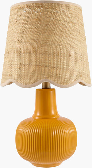 Livabliss Ormelle Jute and Felt Coastal Traditional Table Lamp for Nightstand or Reading Nook ORML-014
