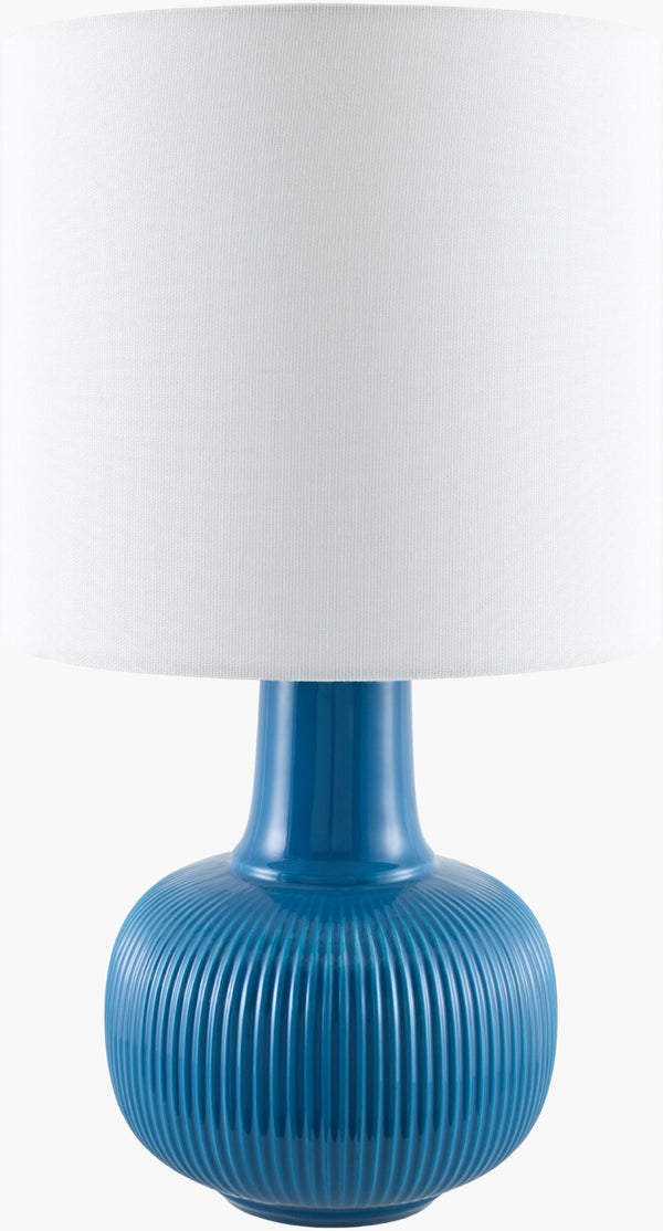 Livabliss Ormelle Coastal Linen Shade Table Lamp Warm Glow for Bedside or Living Room ORML-017