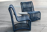 Marino Armless Chair in Navy SW4701-21 Sunset West