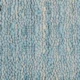 Nourison Perris PERR1 Handmade Woven No Border Indoor Only Contemporary  Rug Sky Blue, Blue 100% Wool 99446226563