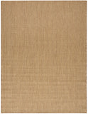 Nourison Courtyard COU01 Machine Made Power-loomed Borderless Design Indoor/Outdoor Modern Outdoor Rug Jute, Jute 90% Polypropylene,10% Polyester 99446991119