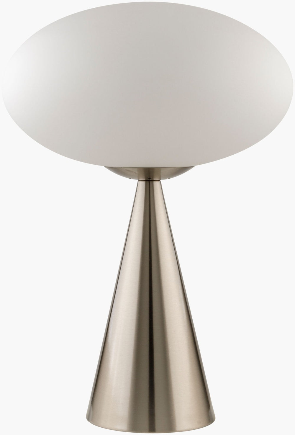 Livabliss Orbique Iron Body Table Lamp with Glass Shade for Nightstand or Console ORU-002