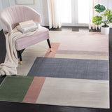 Safavieh Orwell 300 Power Loomed Polypropylene Contemporary Rug Ivory / Charcoal ORW300A-3