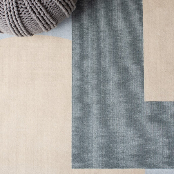 Safavieh Orwell 301 Power Loomed Contemporary Rug Beige / Blue ORW301B-9
