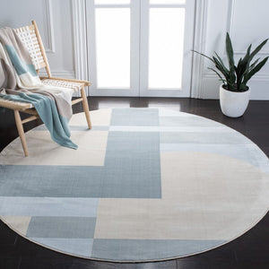 Safavieh Orwell 301 Power Loomed Contemporary Rug Beige / Blue ORW301B-9