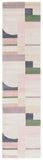 Safavieh Orwell 301 Power Loomed Contemporary Rug Beige / Pink 9' x 9' Round