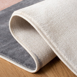 Safavieh Orwell 301 Power Loomed Contemporary Rug Beige / Pink 9' x 9' Round