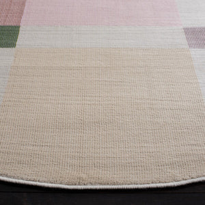 Safavieh Orwell 301 Power Loomed Polypropylene Contemporary Rug Beige / Pink ORW301C-4