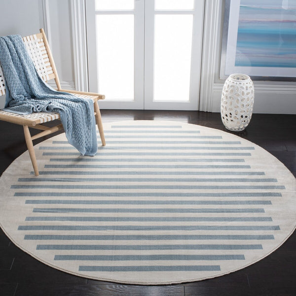 Safavieh Orwell 352 Power Loomed Contemporary Rug Ivory / Blue 8' x 10'