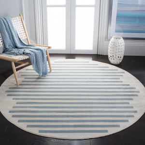 Safavieh Orwell 352 Power Loomed Polypropylene Contemporary Rug Ivory / Blue ORW352A-29