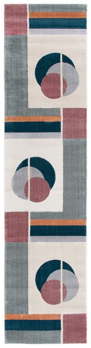 Safavieh Orwell 364 Power Loomed Contemporary Rug Beige / Dark Teal ORW364B-9