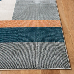 Safavieh Orwell 364 Power Loomed Contemporary Rug Beige / Dark Teal ORW364B-9