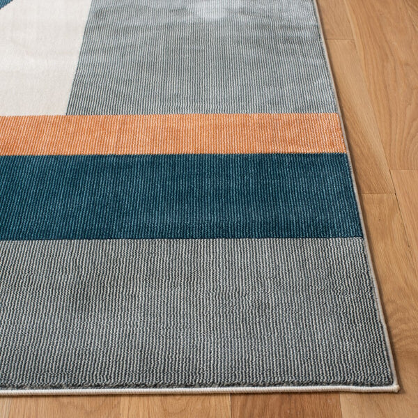 Safavieh Orwell 364 Power Loomed Contemporary Rug Beige / Dark Teal ORW364B-9