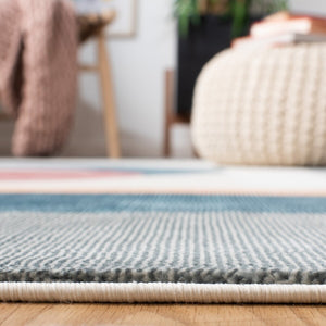 Safavieh Orwell 364 Power Loomed Contemporary Rug Beige / Dark Teal ORW364B-9