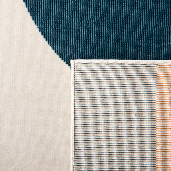 Safavieh Orwell 364 Power Loomed Contemporary Rug Beige / Dark Teal ORW364B-9