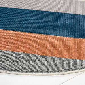 Safavieh Orwell 364 Power Loomed Contemporary Rug Beige / Dark Teal ORW364B-9