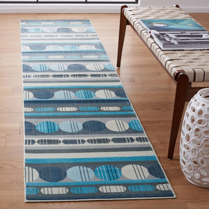 Safavieh Orwell 367 Power Loomed Contemporary Rug Grey / Aqua ORW367F-9