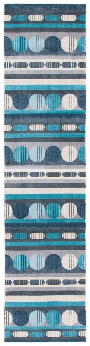 Safavieh Orwell 367 Power Loomed Contemporary Rug Grey / Aqua ORW367F-9