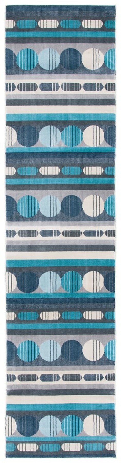 Safavieh Orwell 367 Power Loomed Contemporary Rug Grey / Aqua ORW367F-9
