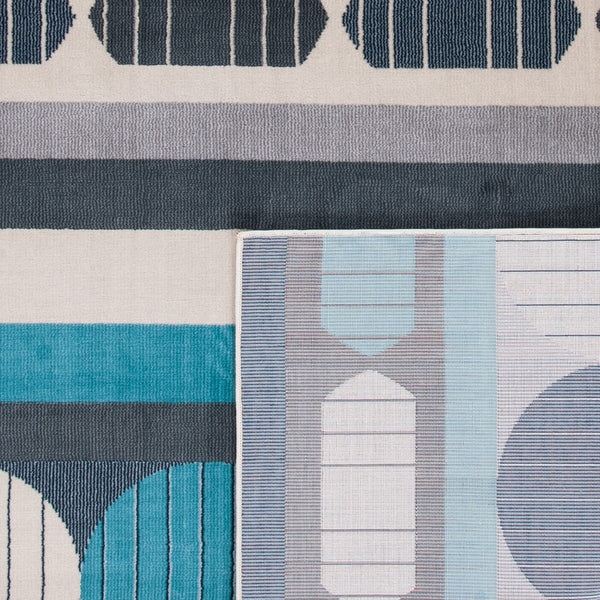 Safavieh Orwell 367 Power Loomed Contemporary Rug Grey / Aqua ORW367F-9