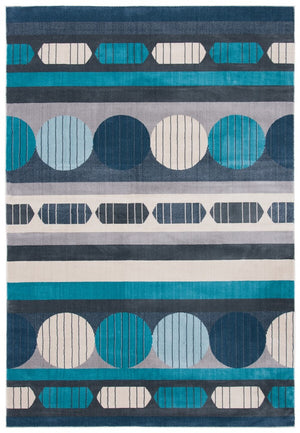Safavieh Orwell 367 Power Loomed Contemporary Rug Grey / Aqua ORW367F-9