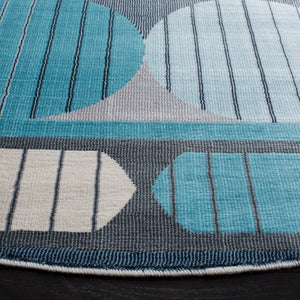 Safavieh Orwell 367 Power Loomed Contemporary Rug Grey / Aqua ORW367F-9