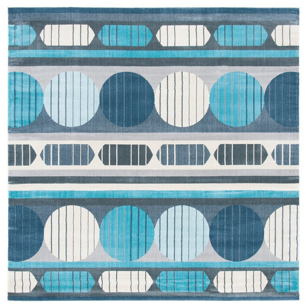 Safavieh Orwell 367 Power Loomed Contemporary Rug Grey / Aqua ORW367F-9