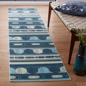 Safavieh Orwell 367 Power Loomed Contemporary Rug Grey / Blue ORW367G-9