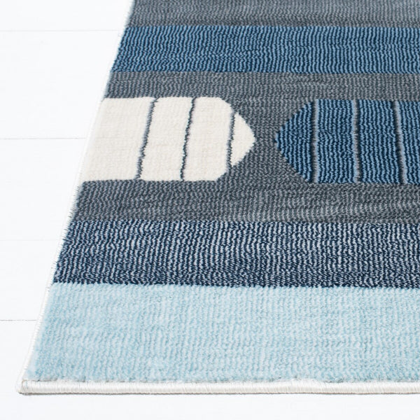 Safavieh Orwell 367 Power Loomed Contemporary Rug Grey / Blue ORW367G-9