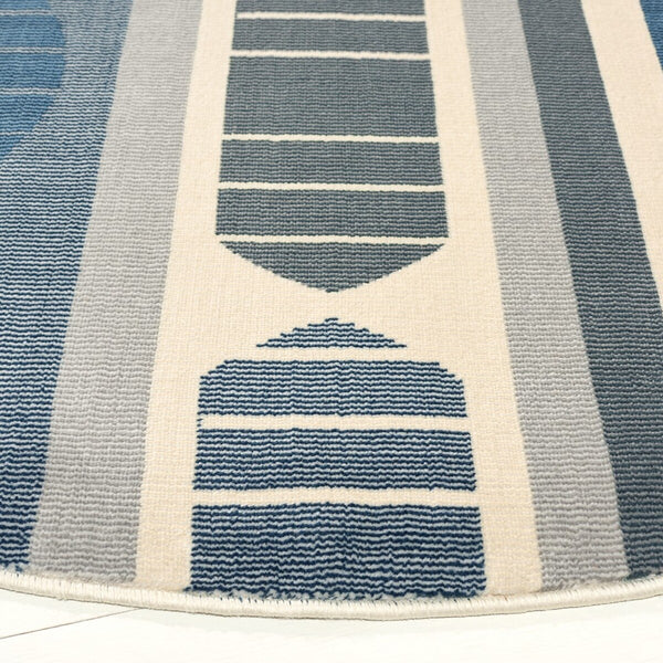 Safavieh Orwell 367 Power Loomed Contemporary Rug Grey / Blue ORW367G-9