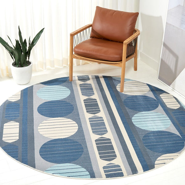 Safavieh Orwell 367 Power Loomed Contemporary Rug Grey / Blue ORW367G-9