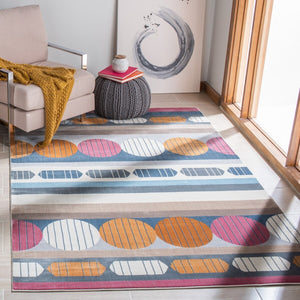 Safavieh Orwell 367 Power Loomed Contemporary Rug Grey / Orange ORW367H-9