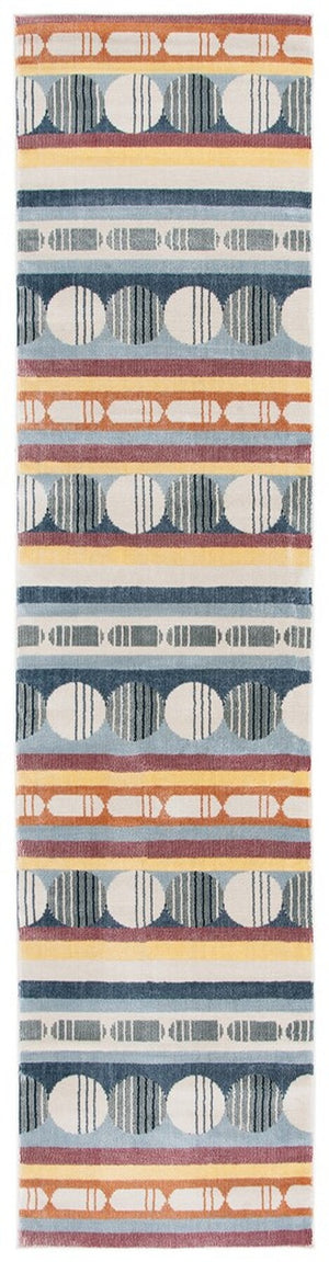 Safavieh Orwell 367 Power Loomed Contemporary Rug Blue / Yellow ORW367M-9