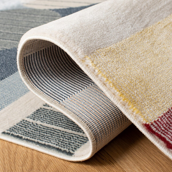 Safavieh Orwell 367 Power Loomed Contemporary Rug Blue / Yellow ORW367M-9