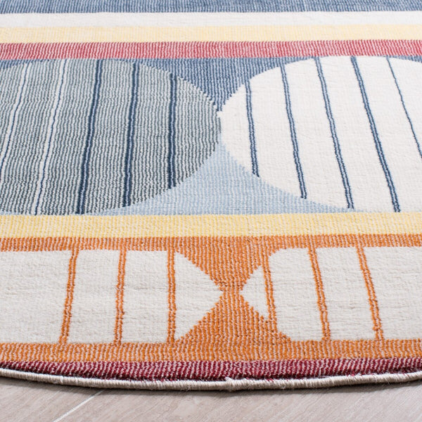 Safavieh Orwell 367 Power Loomed Contemporary Rug Blue / Yellow ORW367M-9