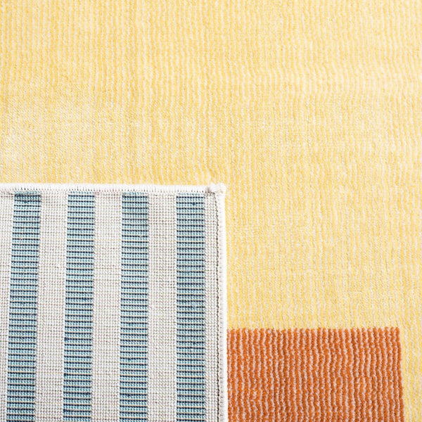 Safavieh Orwell 368 Power Loomed Contemporary Rug Rust / Yellow ORW368P-9SQ