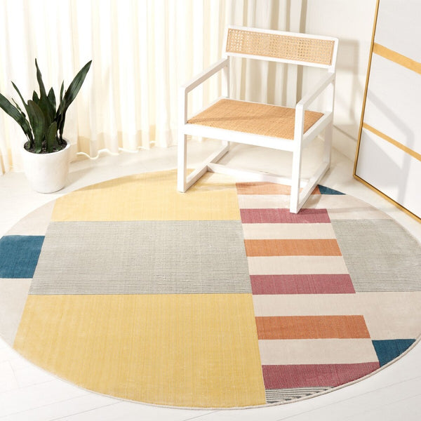 Safavieh Orwell 369 Power Loomed Contemporary Rug Beige / Yellow ORW369B-9