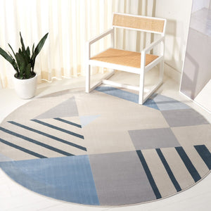 Safavieh Orwell 396 Power Loomed Contemporary Rug Beige / Blue ORW396B-6