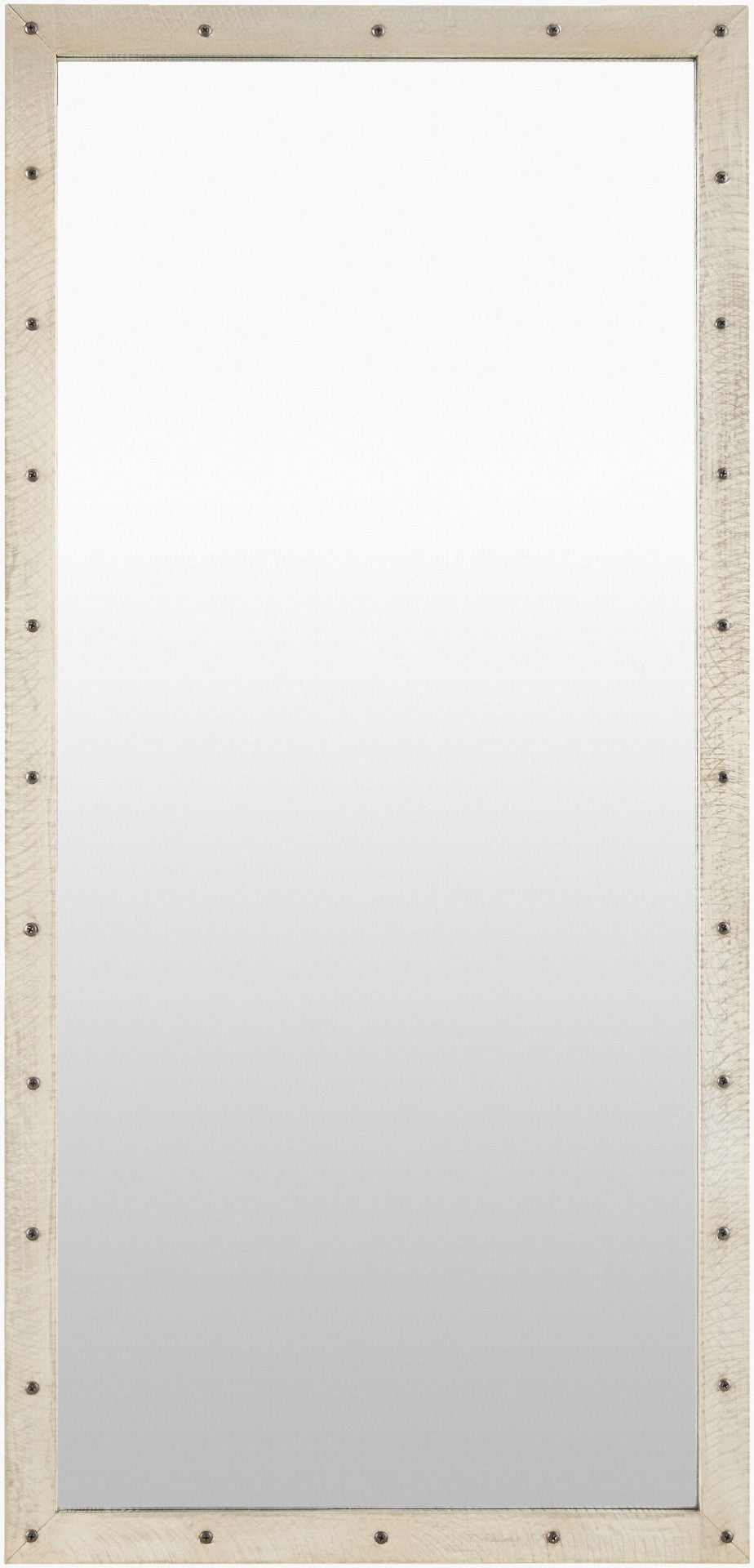 Livabliss Bronwyn Vertical Wall Mirror Traditional Framed Accent for Entryway or Bedroom Silver Gray 48"H x 19"W x 2"D ORYN001-4819