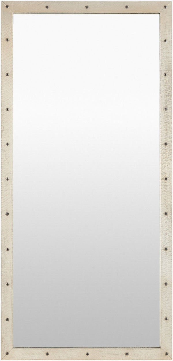 Livabliss Bronwyn Vertical Wall Mirror Traditional Framed Accent for Entryway or Bedroom Silver Gray 42"H x 20"W x 2"D ORYN001-4220
