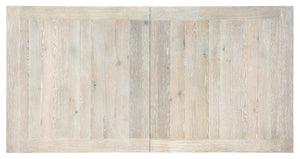 Hooker Furniture Serenity Topsail Rectangle Dining Table — Surf Oak Veneer, Double-Pedestal, 2X18" Leaves, Seats 8 6350-75207-80