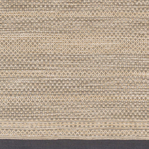 Surya Osasuna Handmade Cotton Rug 2'6" X 8' - Rustic Lodge Charm, Easy Care, Durable & Cozy Home Decor Charcoal Cotton Osa2305-576