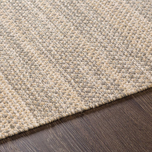 Surya Osasuna Handmade Cotton Rug 2'6" X 8' - Rustic Lodge Charm, Easy Care, Durable & Cozy Home Decor Charcoal Cotton Osa2305-576