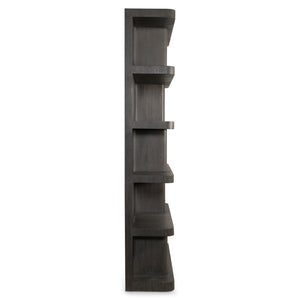 Bernhardt Bernhardt Boyd Etagere In Bracken Mahogany — 5-Shelf Midcentury-Rustic Display, Storage & Room Divider 338820