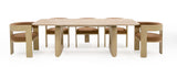 VIG Furniture Nova Domus Osaka - Modern Faux Marble + Natural Ash Dining Table VGCS-DT-22116