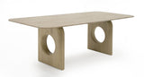 VIG Furniture Nova Domus Osaka - Modern Faux Marble + Natural Ash Dining Table VGCS-DT-22116