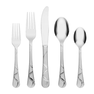 Lenox Cambridge Felicity Sand 45-Piece Flatware Set NO COLOR METAL 174745CNW13