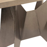 Bernhardt Solaria Console Table with 2 Metal Origami-inspired Bases 310911