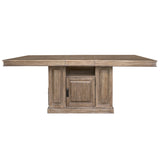 Parker House Sundance - Sandstone Island Counter Height Extendable Table Sandstone Rubberwood Solids / Mindi Veneers DSUN#74CH-2-SS